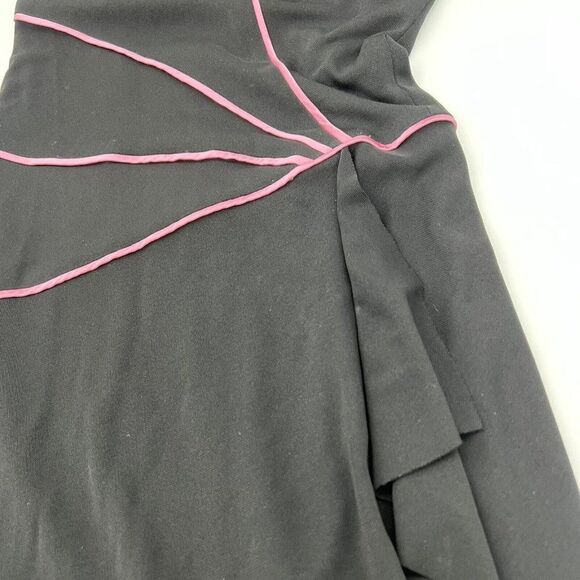 Kay Unger Women Black pink Party/cocktail Dress size 4 lined - Picture 3 of 7